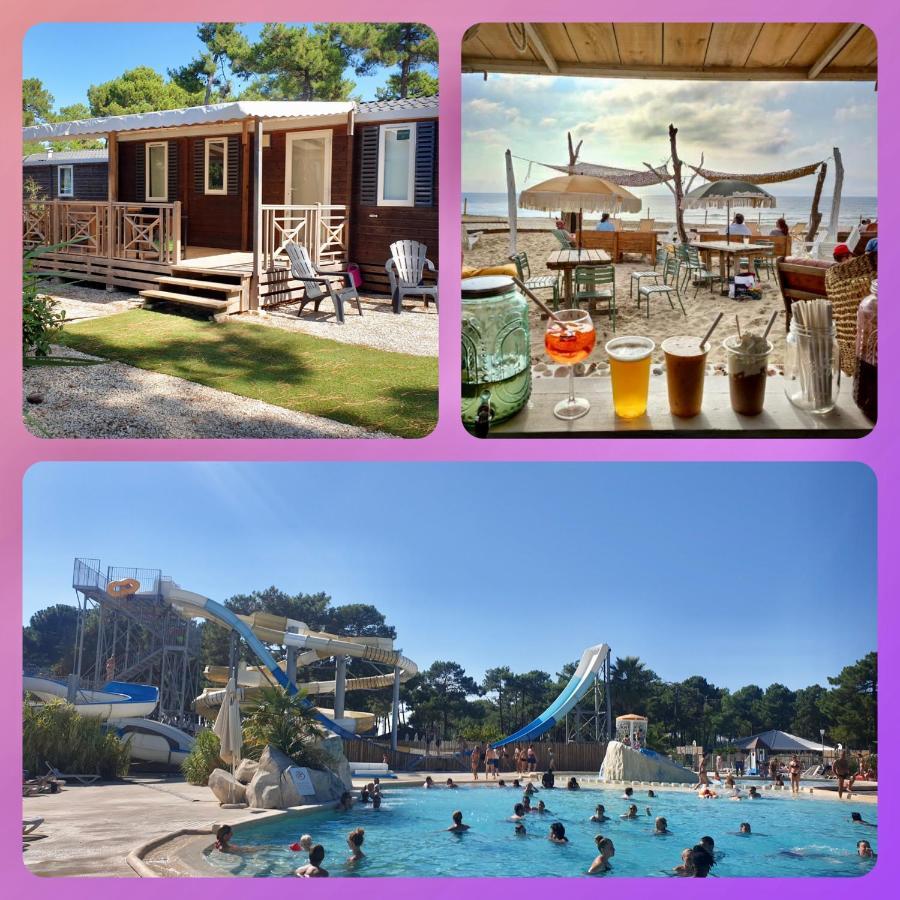 Mobil Home Happiness33 Dans Camping 5 Etoiles Acces Direct Plage Vendays Montalivet 외부 사진